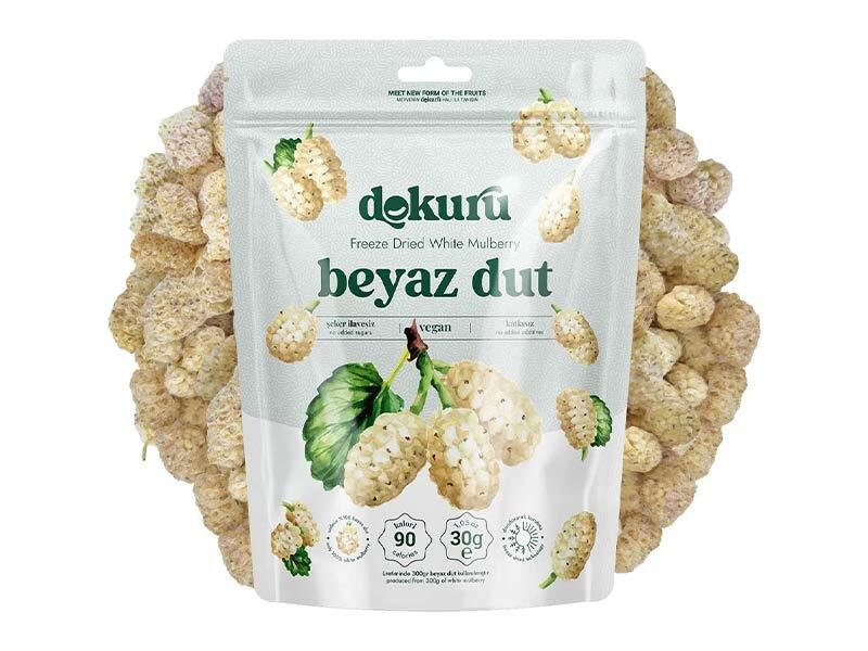 Dokuru Freeze-Dried Berry Chips - 30g, 100% Natural, No Added Sugar, Turkish Made