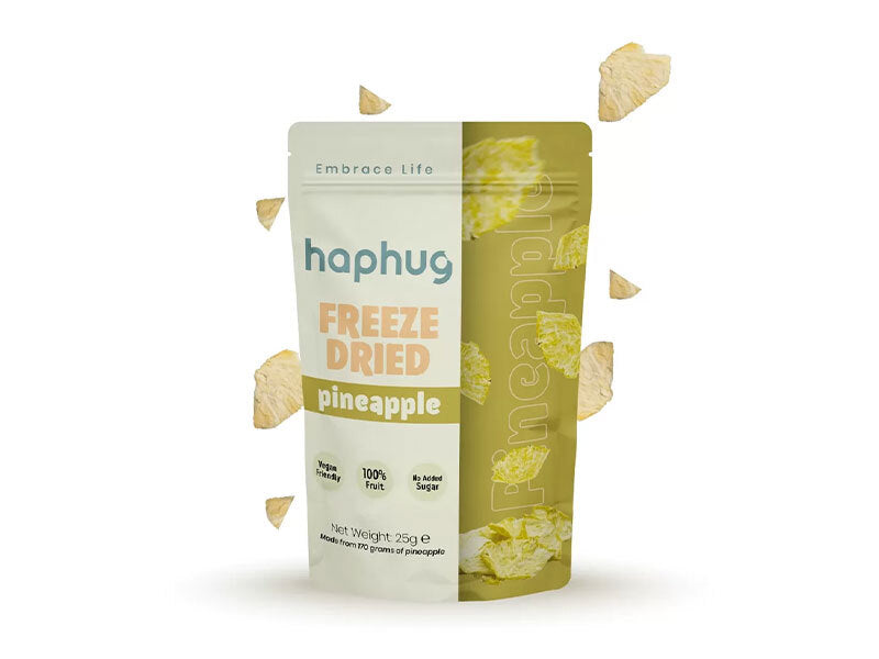 Dokuru Freeze-Dried Pineapple Chips 25g - 100% Natural, No Added Sugar, Made in Turkey