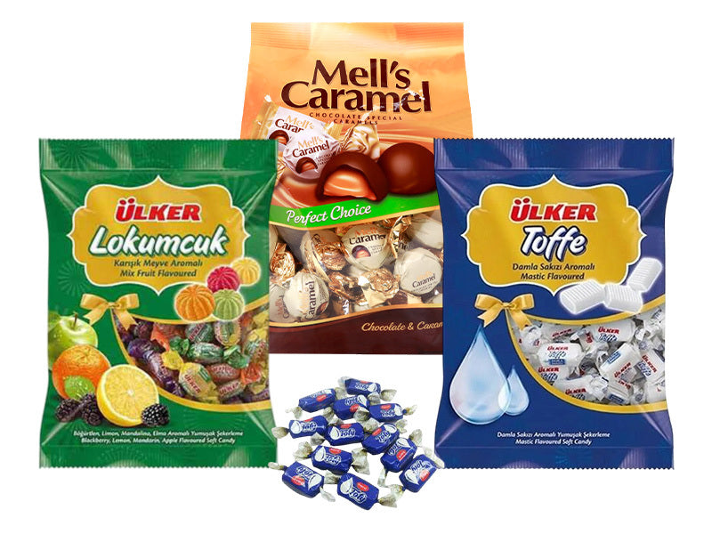 Turkish Mastic & Caramel Sweets Bundle | 4-Pack Assortment – Atoliry ...