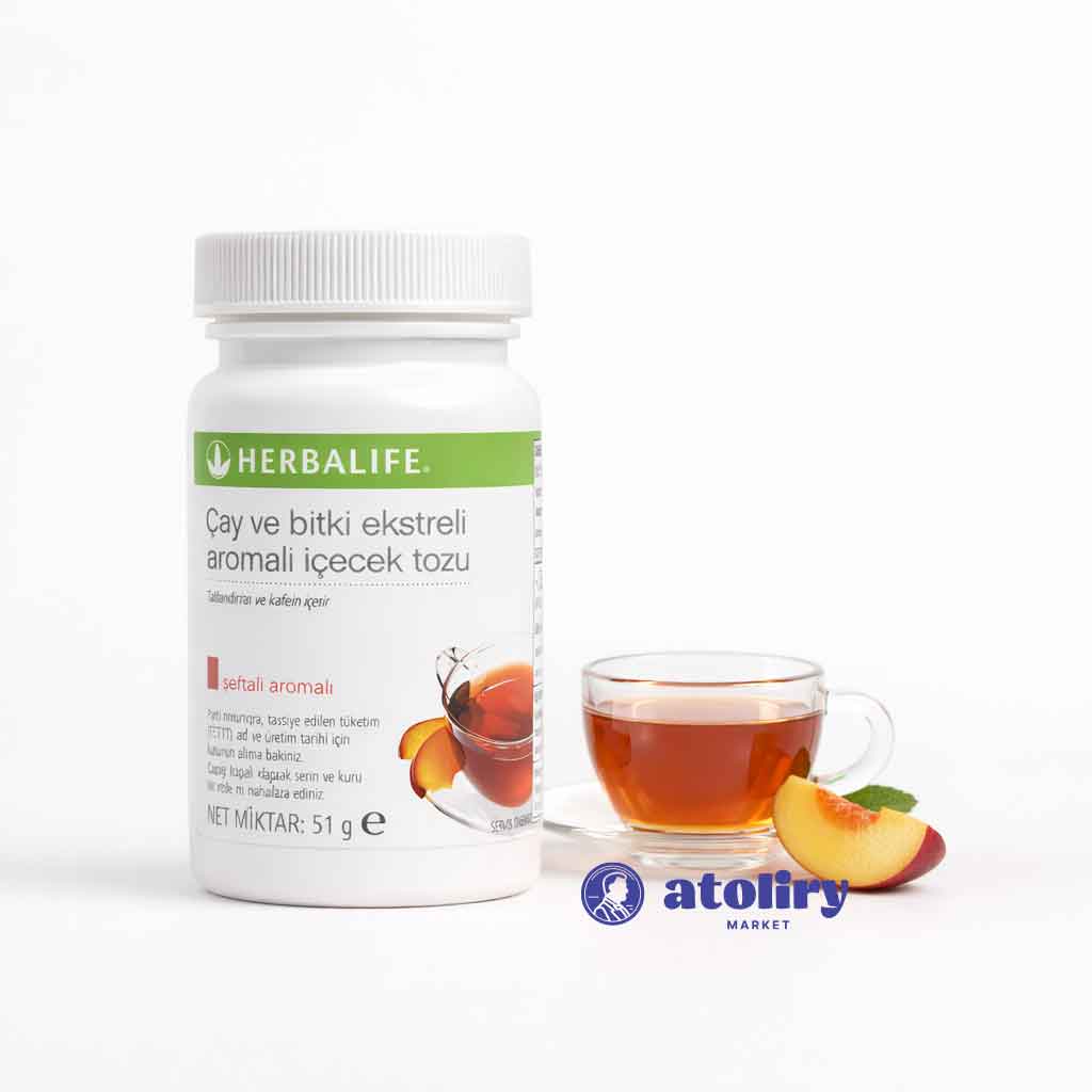 شاي أعشاب بنكهة الخوخ من هيربالايف 50 جم