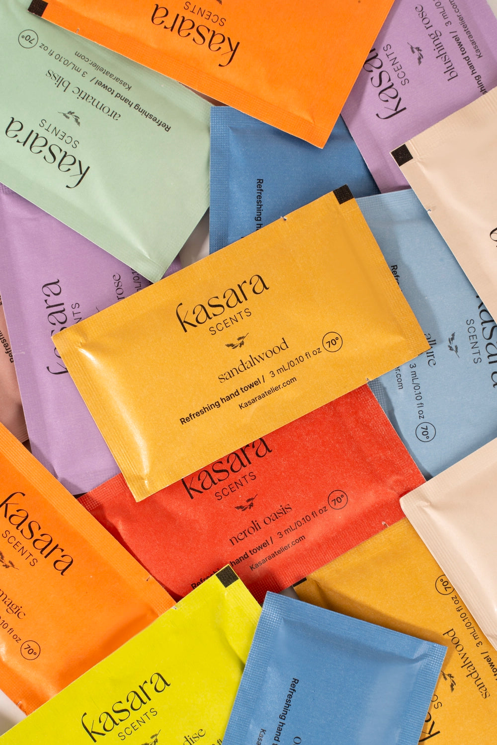 Refreshing fragrance wet wipes mix - 10pcs