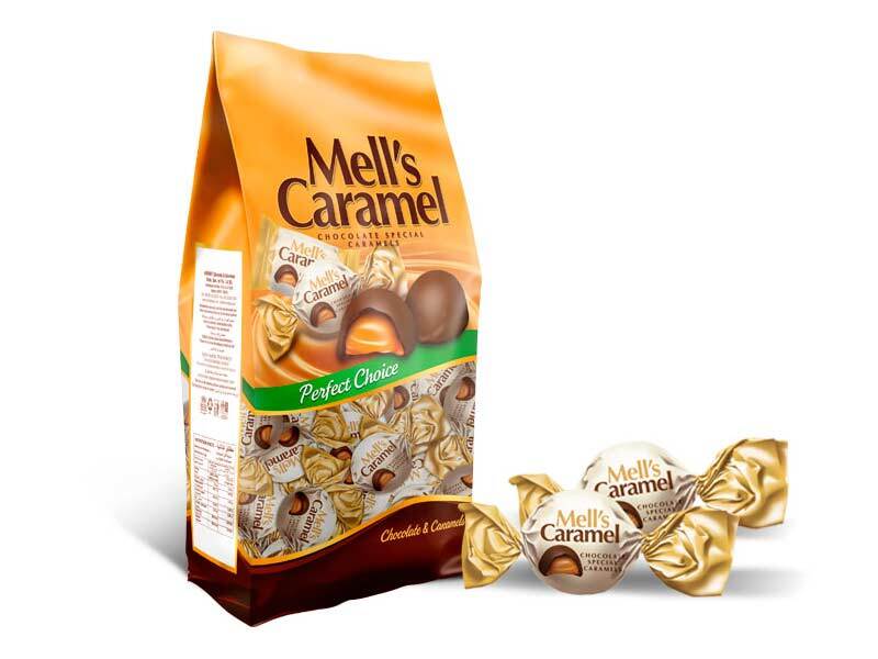Mills Caramel Milk Chocolate Double Twist Bar 330g