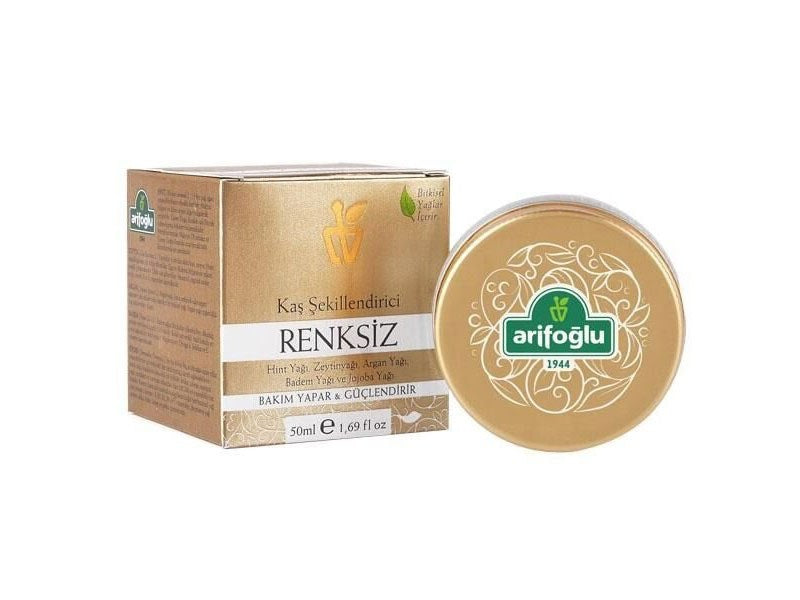 Arifoğlu جل شفاف لتصفيف وتثبيت الحواجب بزيوت نباتية — 50 مل