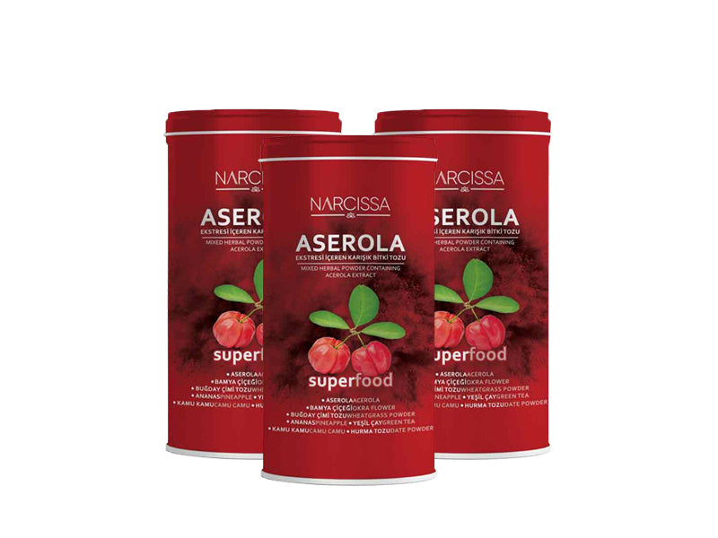 شاي أعشاب أسيرولا سوبر فود من نارسيسا 200 جرام - 3 قطع