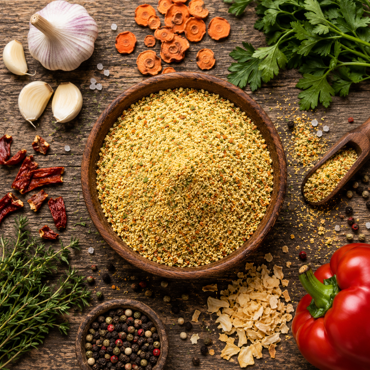 Turkish Vegetable Salt Seasoning with Dried Vegetables for Soups, Rice & Salads - 150g
