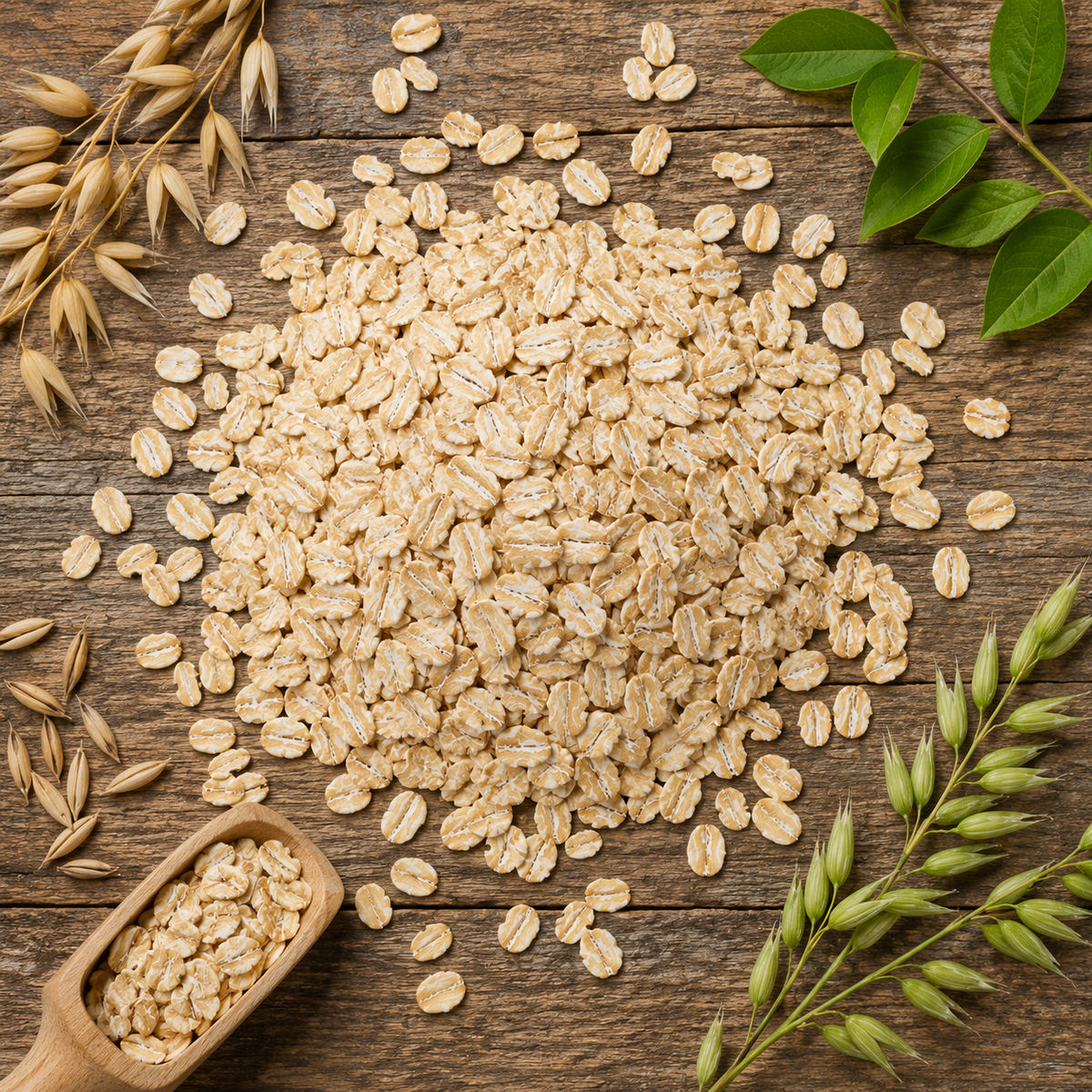 Sade Organik Organic Rolled Oats (Yulaf Ezmesi) - Turkish Oat Flakes - 500 g