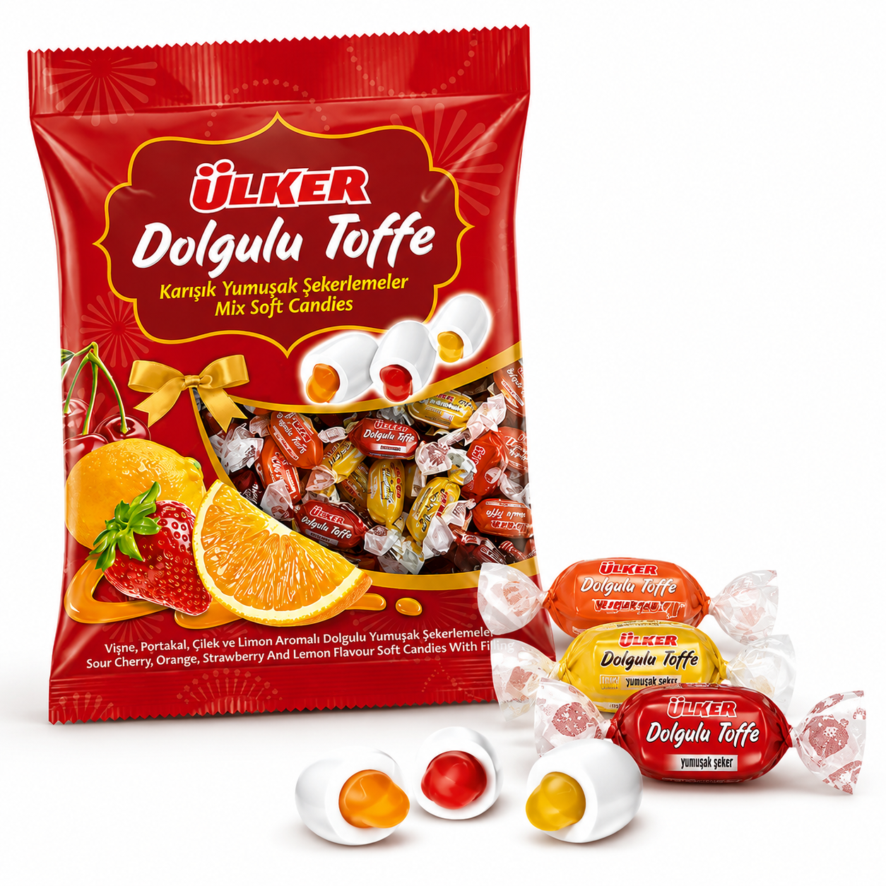 Ülker Toffee-Filled Mixed Soft Candy - 350 g