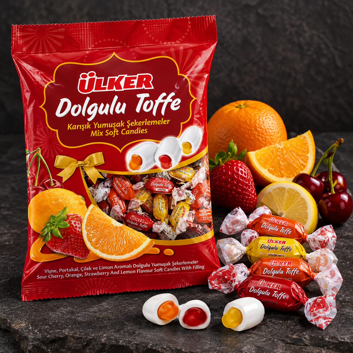 Ülker Toffee-Filled Mixed Soft Candy - 350 g