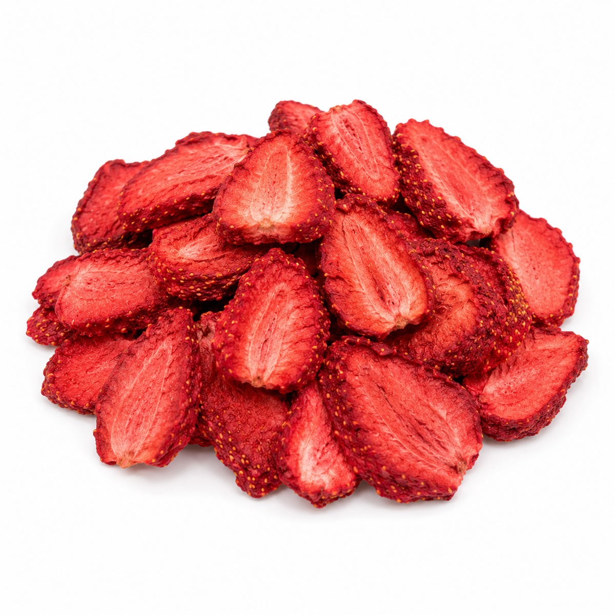 Antep Pazarı Dried Strawberry Chips - 100% Strawberry - 50 g