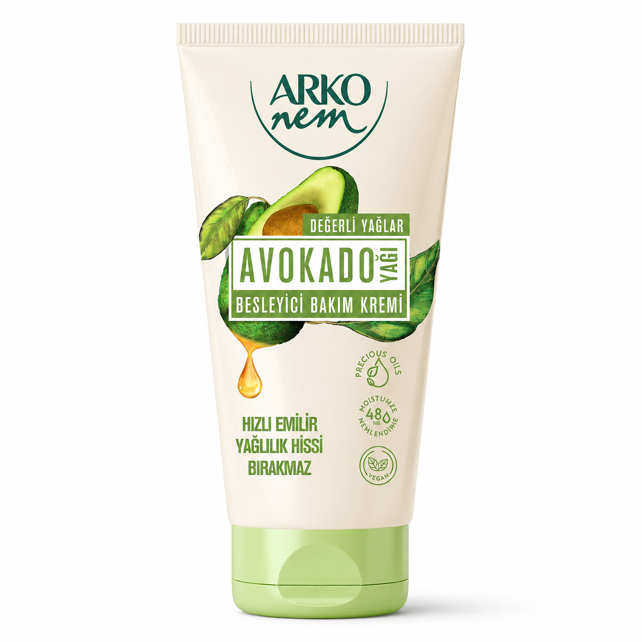 Arko Nem Avocado Oil Moisturizing Hand & Body Cream - 60 ml
