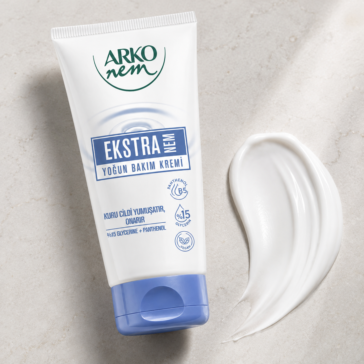 Arko Nem Extra Moisturizing Hand & Body Cream with Glycerin - 60 ml