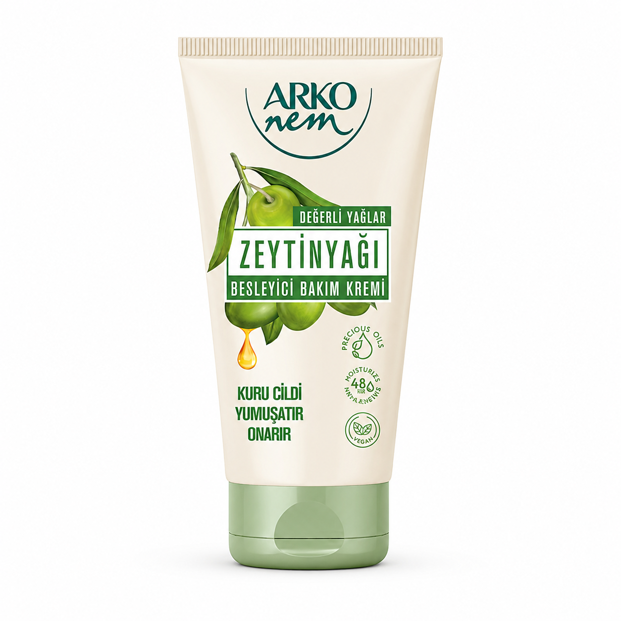 Arko Nem Precious Oils Olive Oil Moisturizing Hand & Body Cream - 60 ml