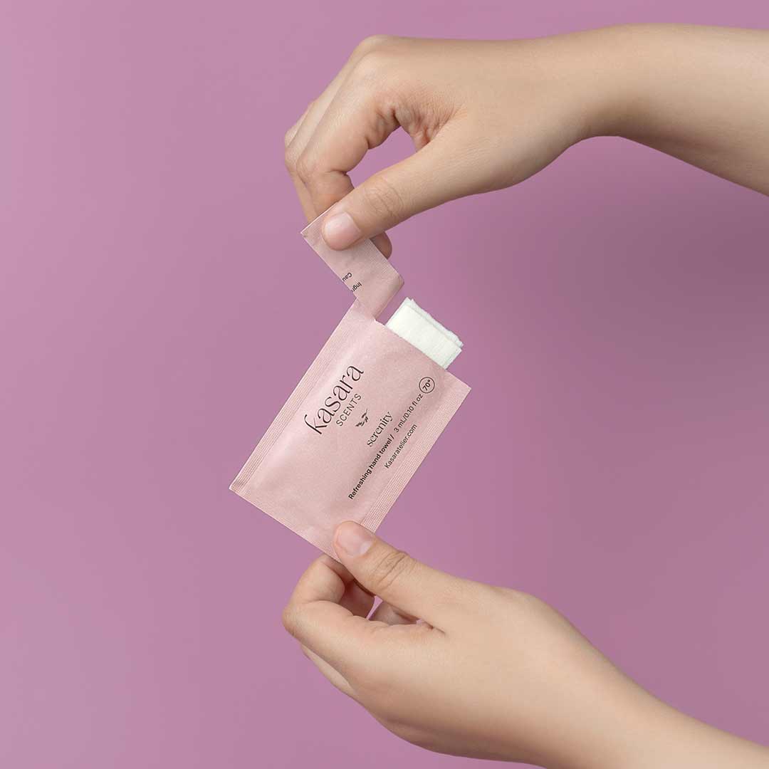 مناديل كسارا يدين Kasara Serenity المعطرة بالمسك - 60 قطعة