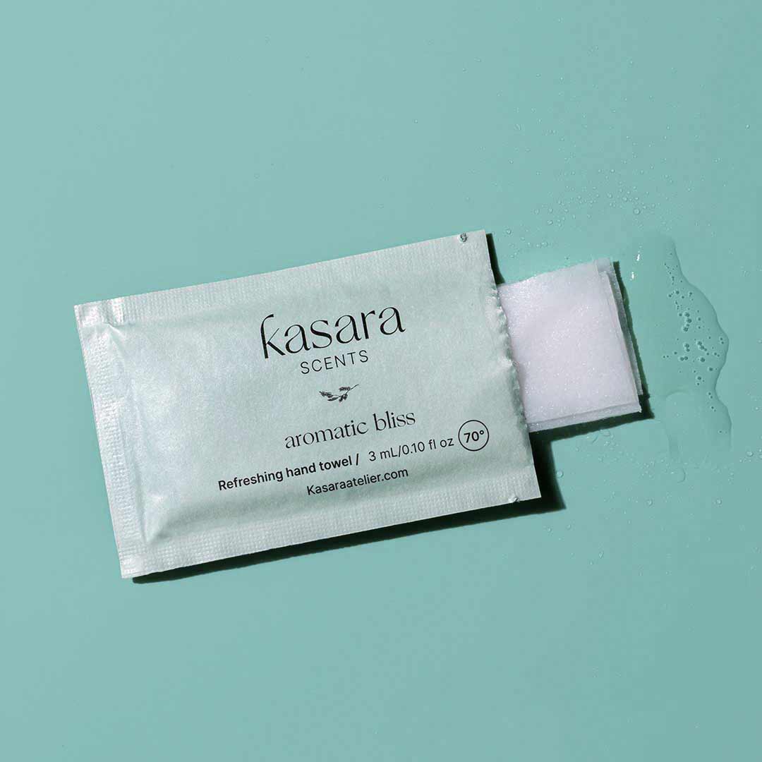 Kasara Luxury Collection Scented Wipes 10 Premium Fragrances - 60 Pieces