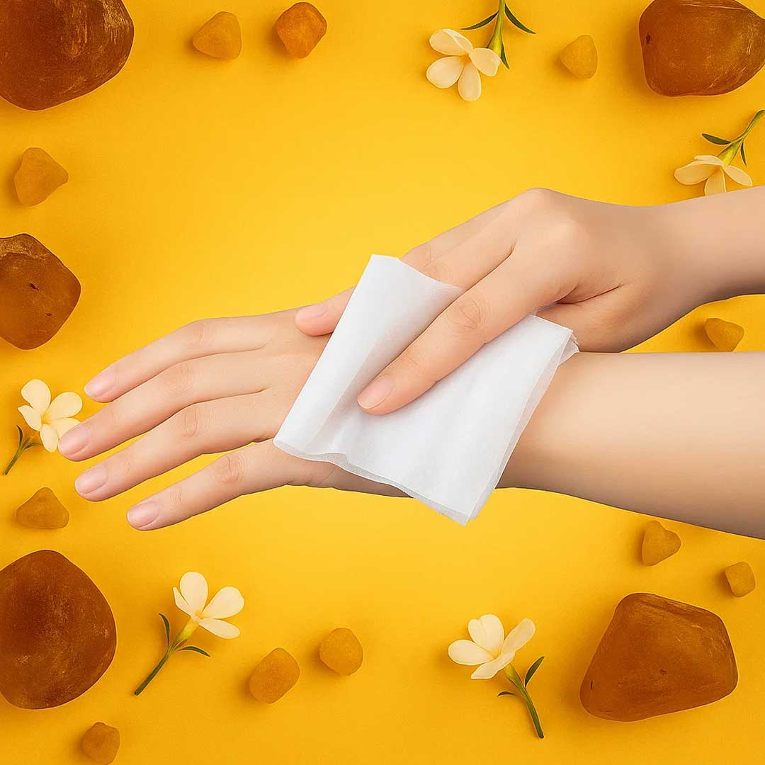 Kasara Amber Spice Hot & Cold Scented Towel - 95% Purified Water