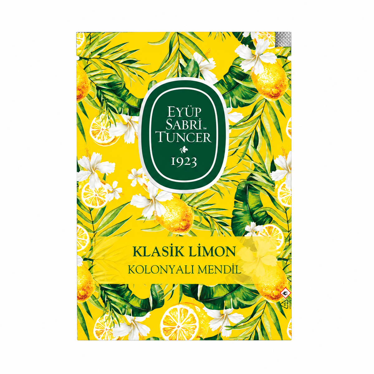 Eyüp Sabri Tuncer Classic Lemon Cologne Wipes 28 × 24 cm - 50 Pieces