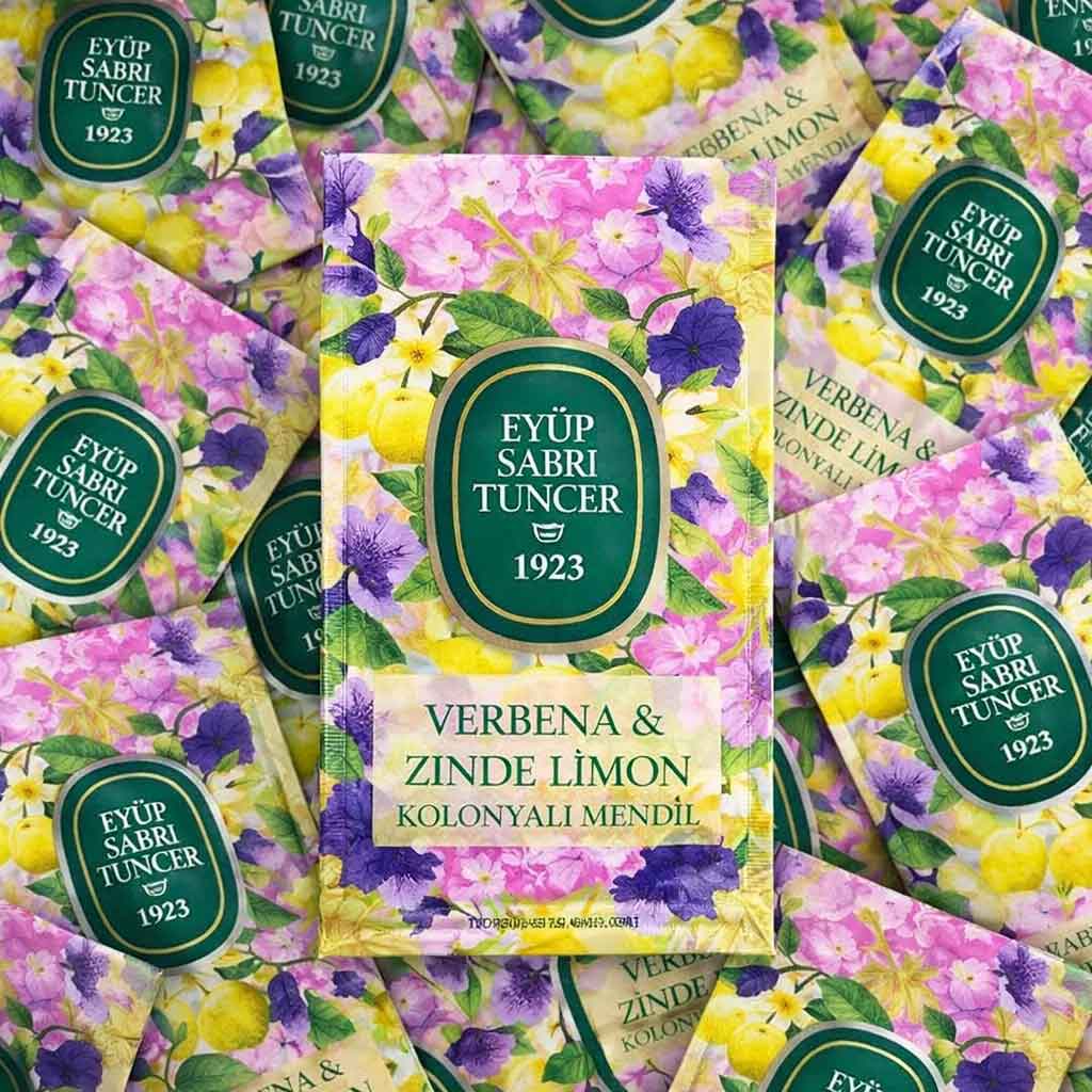 Eyup Sabri Tuncer Lemon & Verbena Scented Wipes 65% Alcohol - 150 Pieces