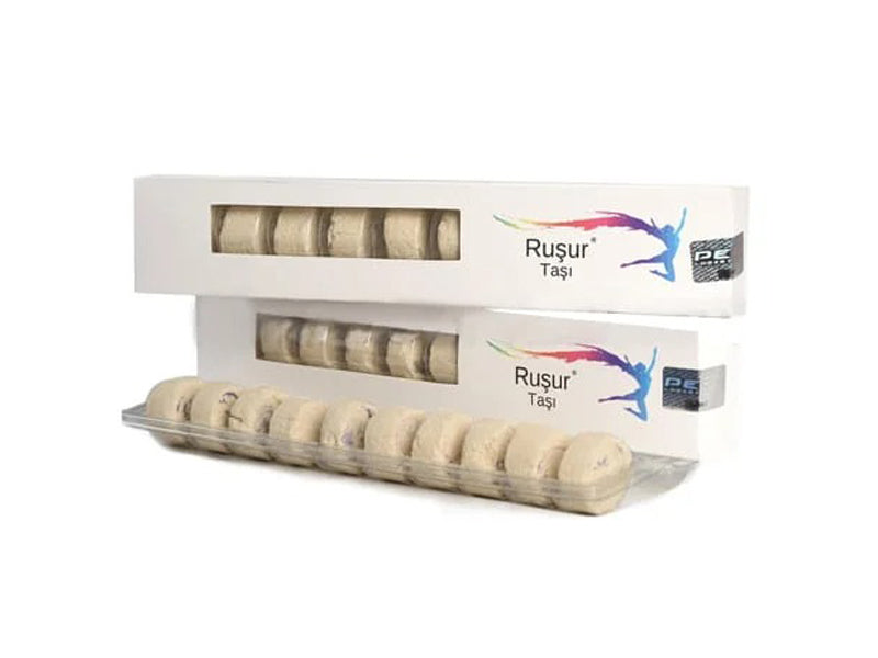 حجر سفيد آب (الباروق) للعناية بالبشرة وتنظيفها، 20 قطعة مختومة