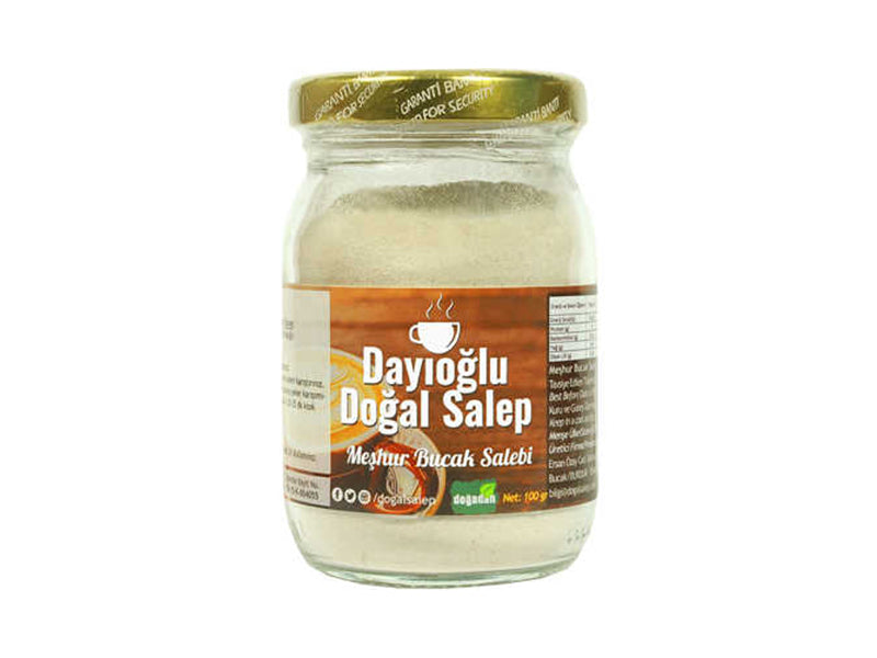 Dayioglu 100% Pure Turkish Salep Powder for Hot Drinks and Ice Cream