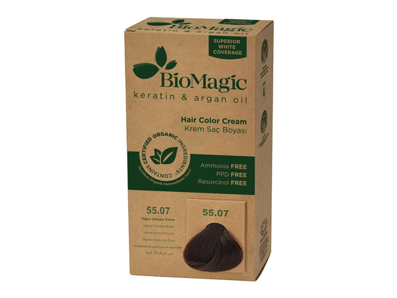بيوماجيك صبغة شعر طبيعية لون شوكولاتة بني مكثف 55.07