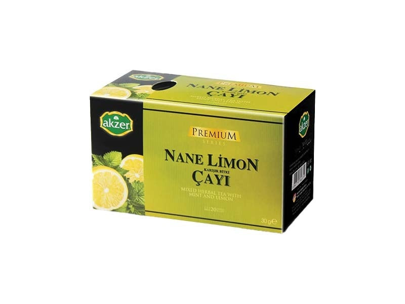 شاي نعناع وليمون أكزر 20 كيس 24 جم