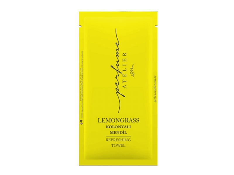 Perfume Atelier Lemongrass Refreshing Wet Wipes Towels 70° - 100 PCS