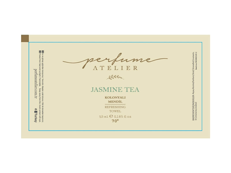 Perfume Atelier Jasmine Tea Refreshing Wet Wipes 70° - 50 Pieces