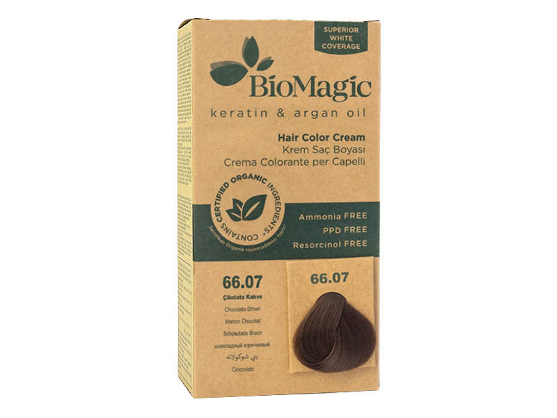 Biomagic Organic Hair Color Cream Chocolate Brown 66.07 – Atoliry Markets