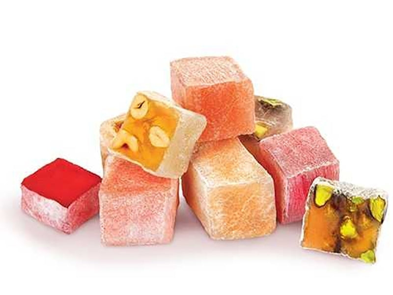 Mixed Turkish Delight Assorted Flavors (Lokum) 1 kg