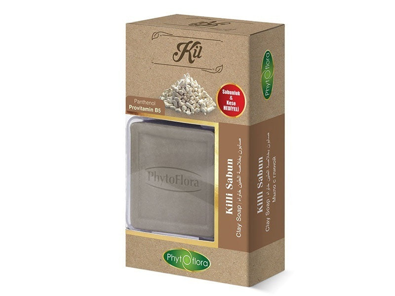 صابون فيتوفلورا بالطين الطبيعي — تنظيف منعش للبشرة