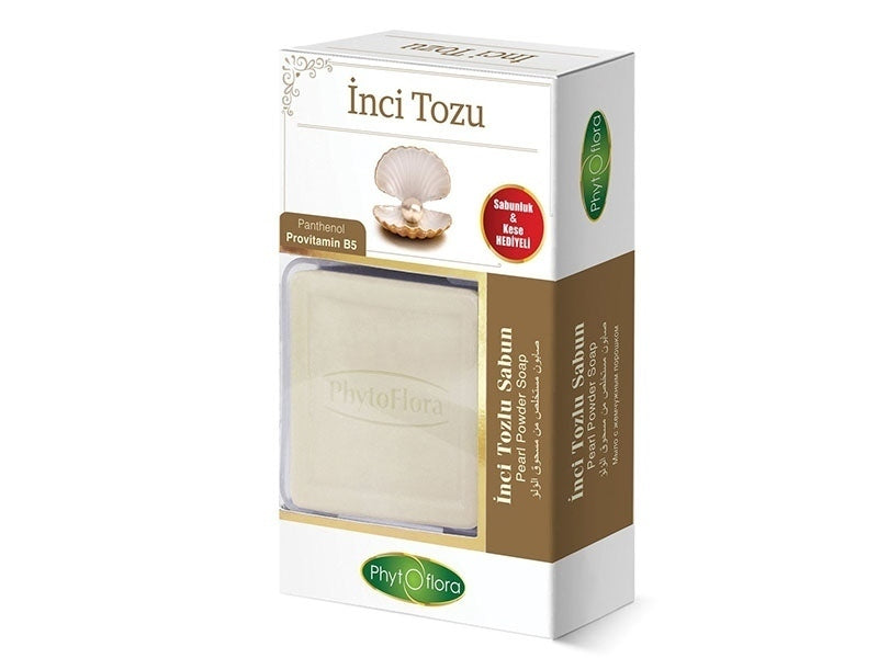 صابون بودرة اللؤلؤ من فيتوفلورا — لتنظيف وترطيب البشرة