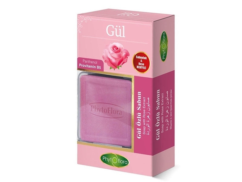 صابون فيتوفلورا برائحة الورد — نعومة طبيعية وتنظيف لطيف