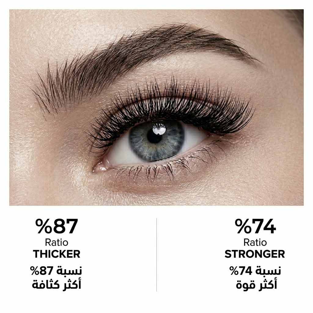 سيروم بيوكسين لتكثيف مظهر الحواجب والرموش وترطيبها