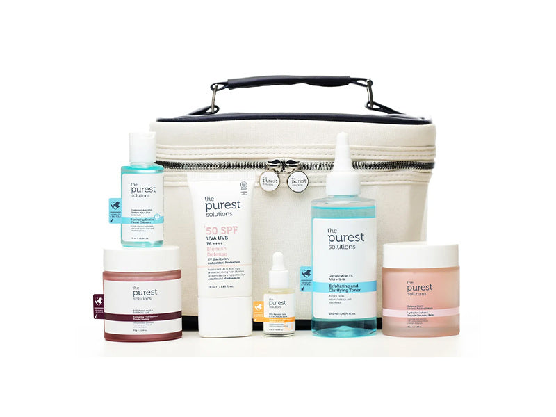 مجموعة إشراقة العروس للعناية المتكاملة بالبشرة من ذا بيورست سولوشنز (6 قطع)