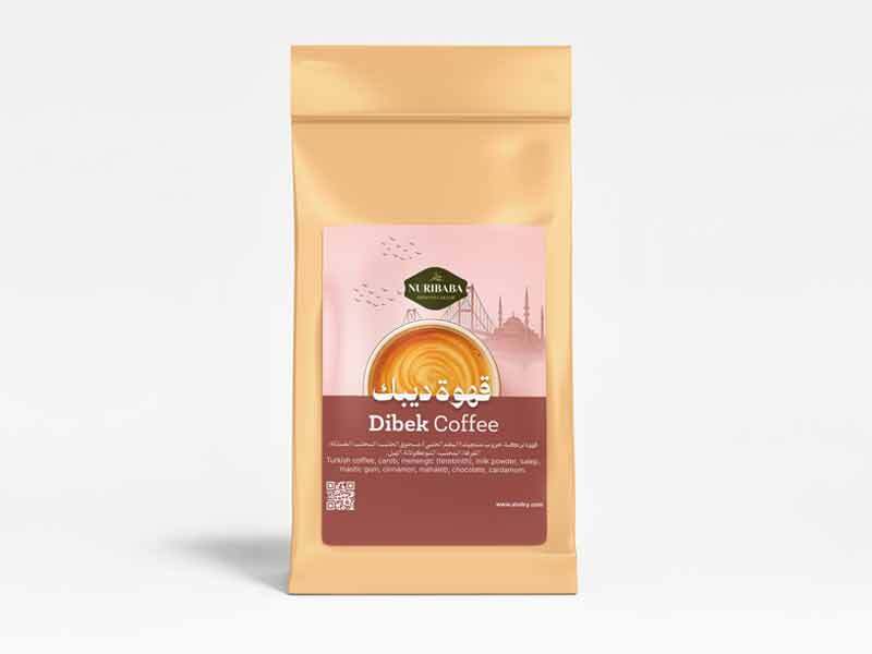 قهوة ديبك بالحليب — قهوة تركية تقليدية مطحونة بالحجر بنكهة كريمية