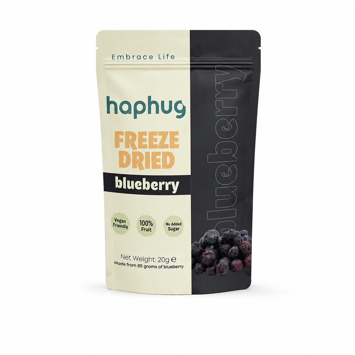 Haphug Freeze-Dried Cranberries - No Added Sugar - 20g - Made in Turkey