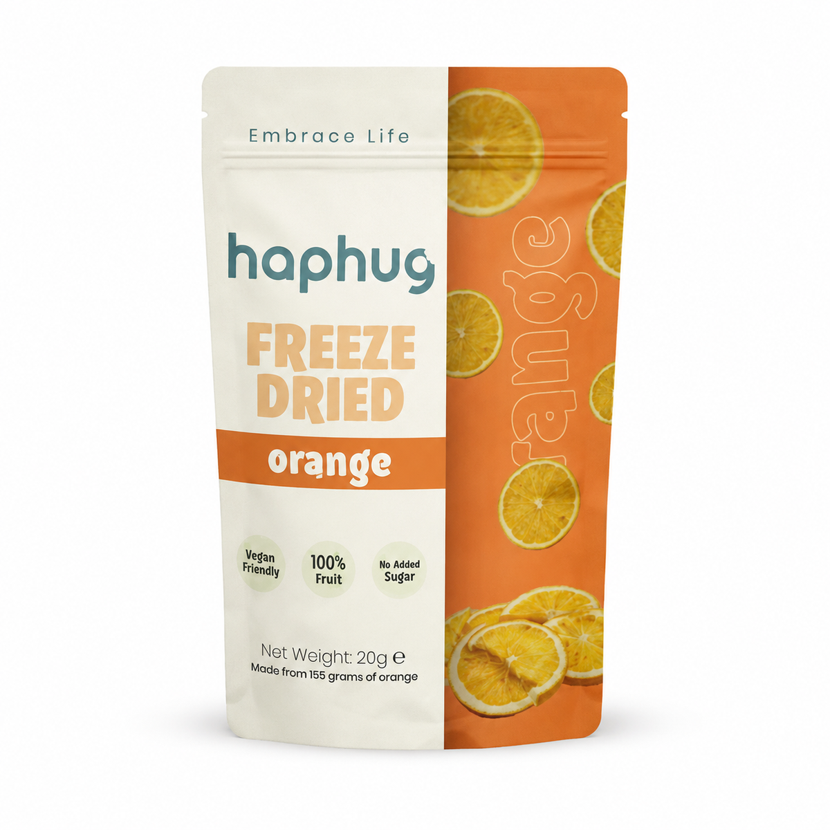 Haphug Freeze-dried Orange Chips - Turkish-Made - 20 g