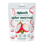 Dokuru Freeze-Dried White Dragon Fruit Chips, No Added Sugar, 30g - Made in Turkey