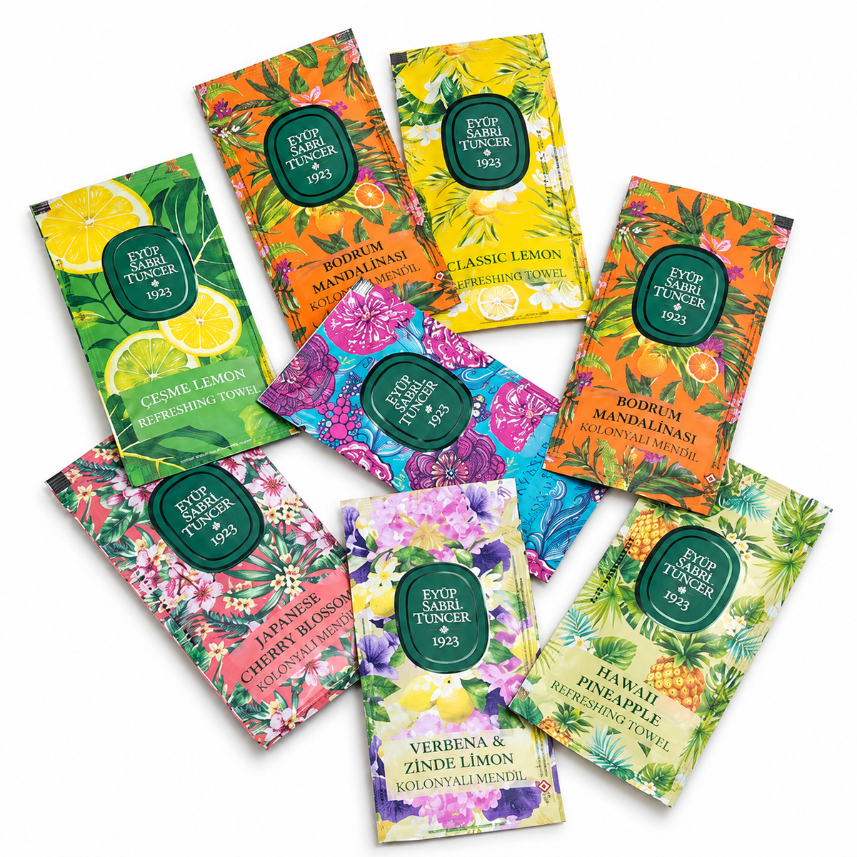 Eyüp Sabri Scented Cologne Wipes - Assorted Scents - 150 Wipes