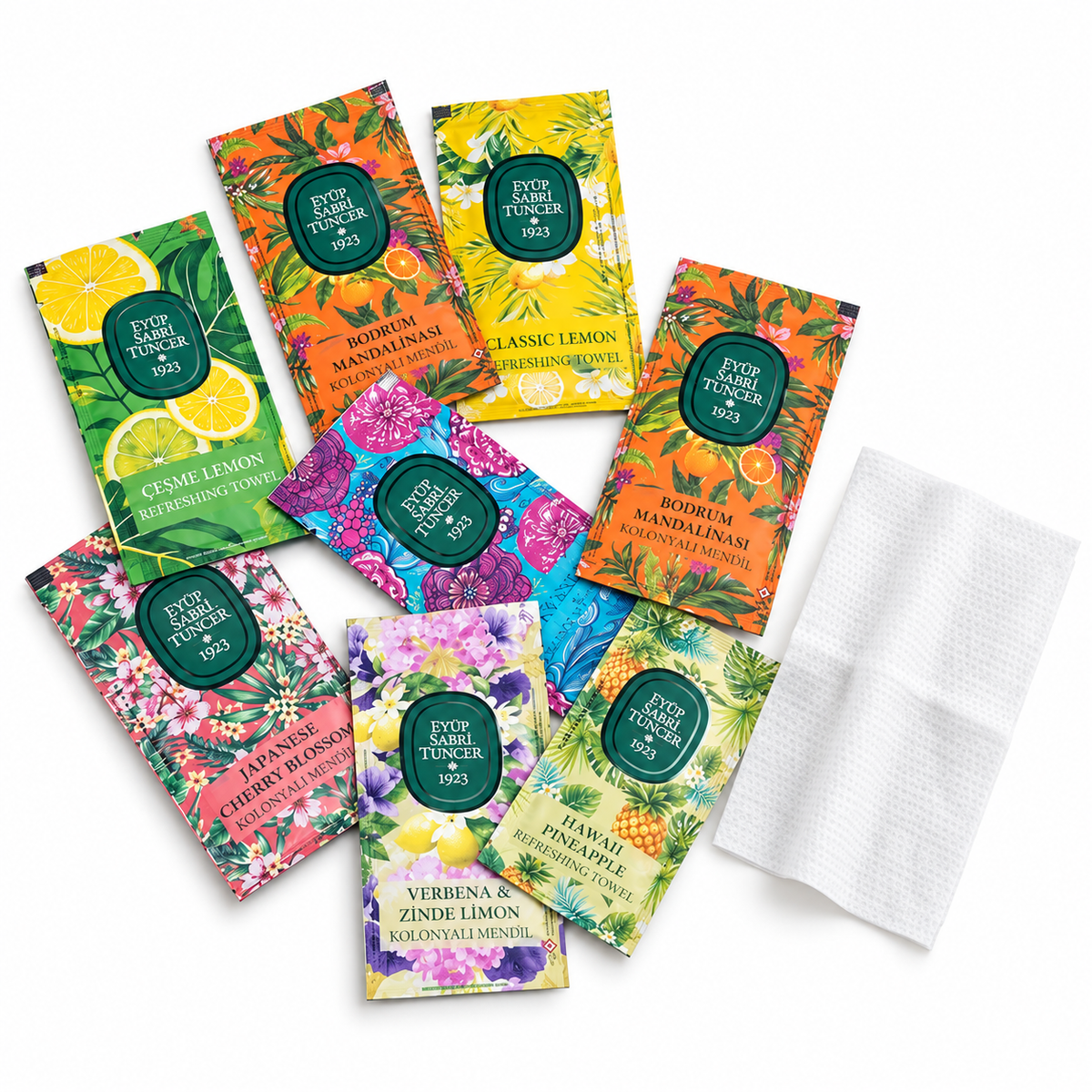 Eyüp Sabri Scented Cologne Wipes - Assorted Scents - 150 Wipes