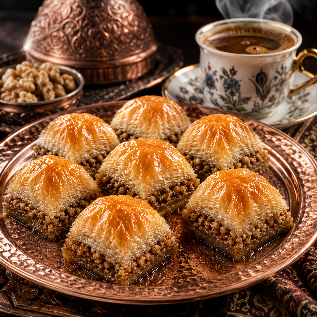 Gluten-Free Walnut Baklava Turkish Dessert - 1 kg