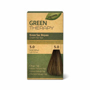 Green Therapy Cream Hair Dye No. 5.00 Light Brown - Ammonia-Free Color Cream