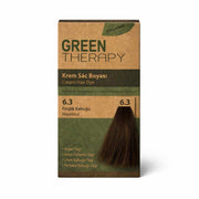Green Therapy Cream Hair Dye 6.3 Hazelnut Shell with Argan & Flaxseed Oils