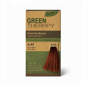 صبغة شعر Green Therapy رقم 6.43 — لون نحاسي أحمر غني