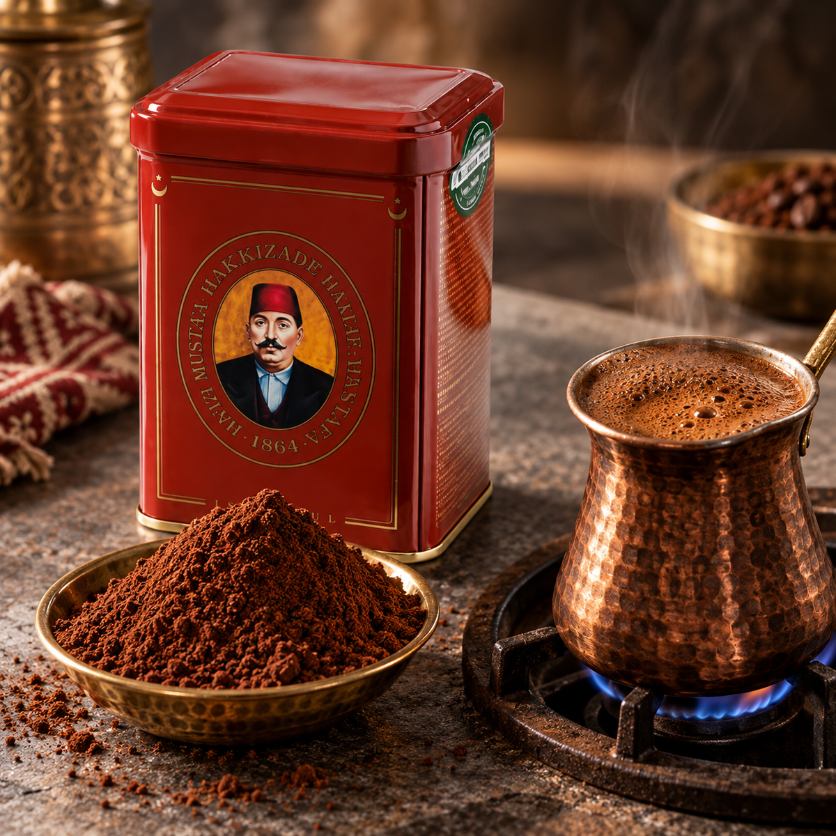 Hafiz Mustafa Turkish Coffee - Mastic Flavored - 170 g