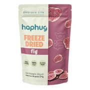 Haphug Freeze-Dried Fig Chips - 100% Figs, No Added Sugar - 30g