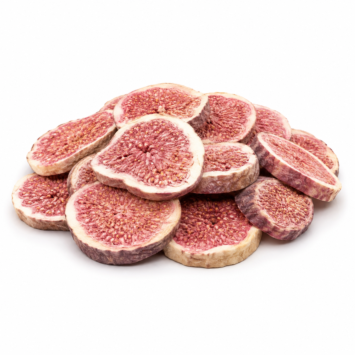 Haphug Freeze-Dried Fig Chips - 100% Figs, No Added Sugar - 30g