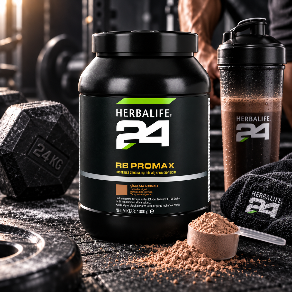 Herbalife24 RB ProMax مسحوق بروتين بعد التمرين بنكهة الشوكولاتة - 1 كجم