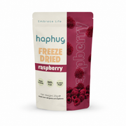Haphug Freeze-Dried Raspberries - 100% Raspberries, No Added Sugar - 20g