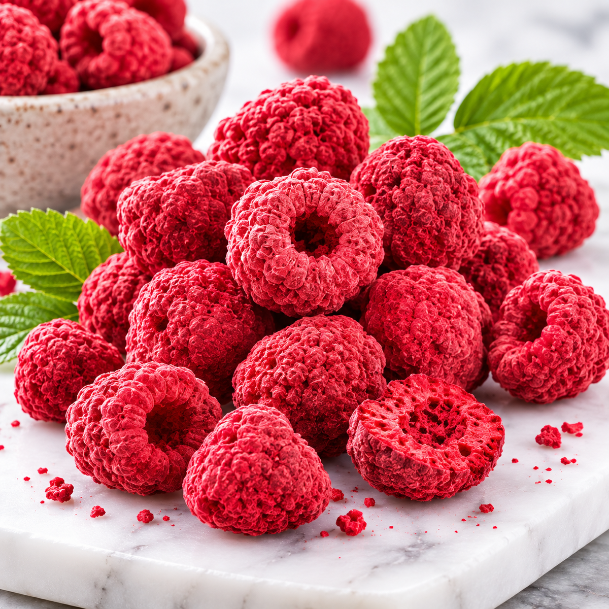 Haphug Freeze-Dried Raspberries - 100% Raspberries, No Added Sugar - 20g